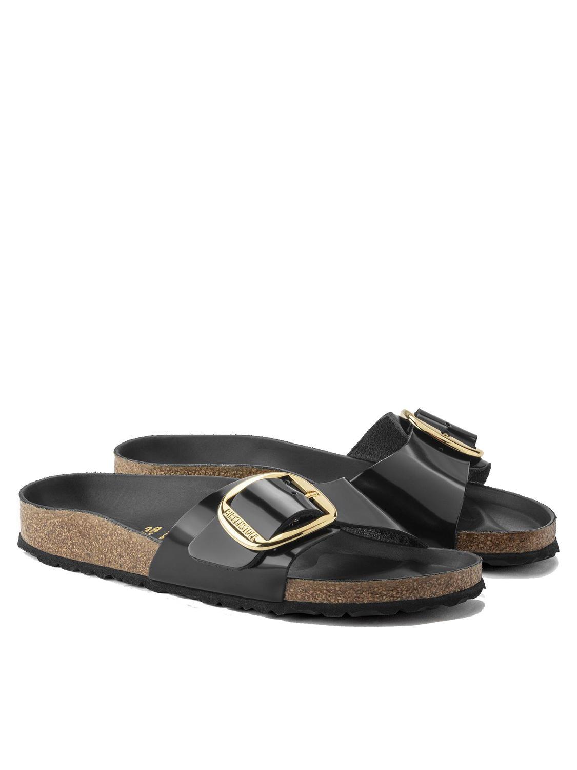 Birkenstock madrid big buckle vernis noir online