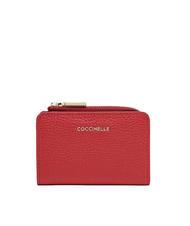 COCCINELLE METALLIC SOFT Portefeuille Moyen Femme rubis - Portefeuilles Femme - 1