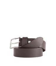 PIQUADRO 81 Ceinture en cuir fabriqu&eacute;e en Italie MARRON - Ceintures - 1