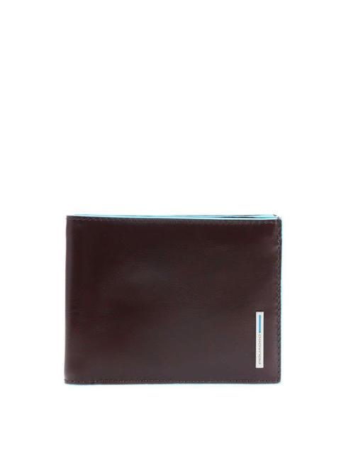 PIQUADRO Portefeuille CARRE BLEU ACAJOU - Portefeuilles Homme