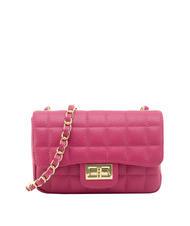 LESAC GIULIA Sac port&eacute; &eacute;paule &agrave; cha&icirc;ne en cuir Dollar fuchsia - Sacs pour Femme - 1