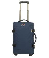 LESAC GLOBETROTTER Chariot &agrave; bagages &agrave; main bleu - Valises cabine - 1