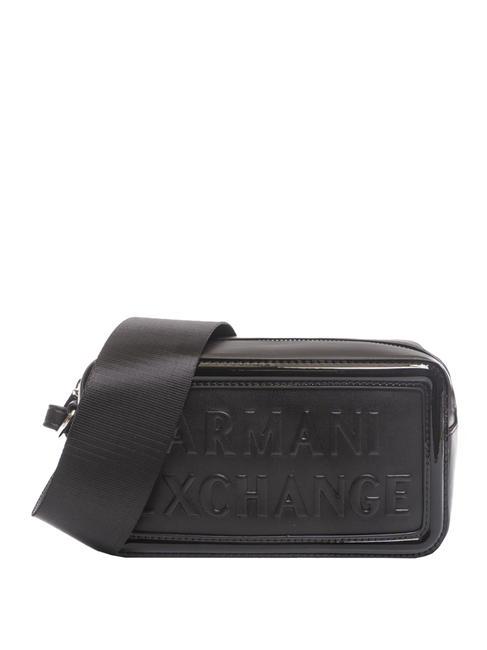 ARMANI EXCHANGE EMBOSSED Sac photo à bandoulière Noir - Sacs pour Femme