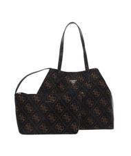 GUESS VIKKY LOGO LARGE Sac d'&eacute;paule marron - Sacs pour Femme - 1