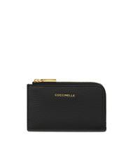 COCCINELLE METALLIC SOFT Porte-cartes / Porte-monnaie en cuir - Portefeuilles Femme