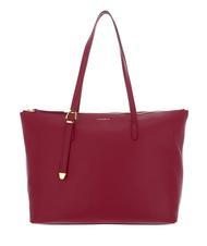 COCCINELLE GLEEN Sac shopping en cuir rouge grenat - Sacs pour Femme - 1