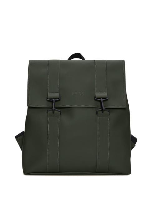 RAINS MSN BAG Sac à dos étanche ville légumes verts - Sacs à dos pour l'École & les Loisirs