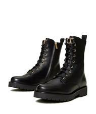 TWINSET URBAN Bottes de combat en cuir - Chaussures Femme
