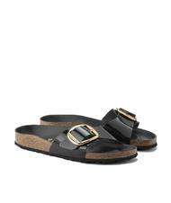 BIRKENSTOCK MADRID BIG BUCKLE Sandale en cuir verni - Chaussures Femme