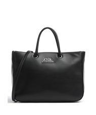 ARMANI EXCHANGE PLAQUE LOGO Sac &agrave; main avec bandouli&egrave;re Noir - Sacs pour Femme - 1