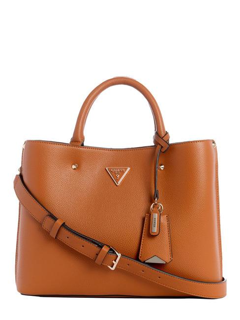 GUESS MERIDIAN Sac à main avec bandoulière COGNAC - Sacs pour Femme