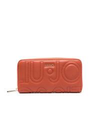 LIUJO MANHATTAN Grand portefeuille zipp&eacute; th&eacute; rouge - Portefeuilles Femme - 1