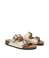 DOCKSTEPS VEGA  Sandale en cuir lamin&eacute; avec deux boucles - Chaussures Femme