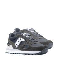 SAUCONY SHADOW ORIGINAL Baskets en daim gris fonc&eacute;/noir - Chaussures Homme - 1