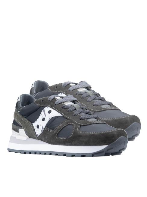 SAUCONY SHADOW ORIGINAL Baskets en daim gris foncé/noir - Chaussures Homme