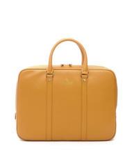 SPALDING TIFFANY Mallette en cuir pour ordinateur portable 14" moutarde - Porte Documents Travail - 1