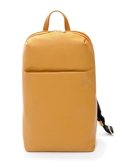 SPALDING TIFFANY JANE Sac à dos en cuir pour ordinateur portable 15,6" moutarde - Sacs à dos pour ordinateur portable