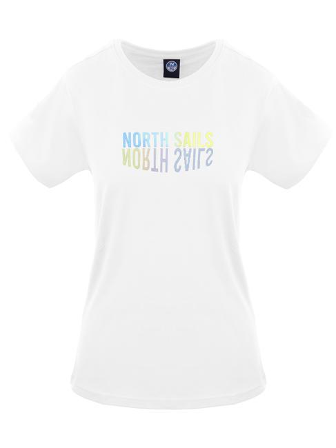 NORTH SAILS LOGO MIRROR T-shirt en cotton blanche - T-shirt