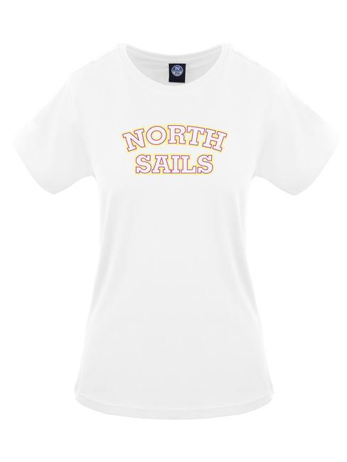 NORTH SAILS LOGO PRINT T-shirt en cotton blanche - T-shirt