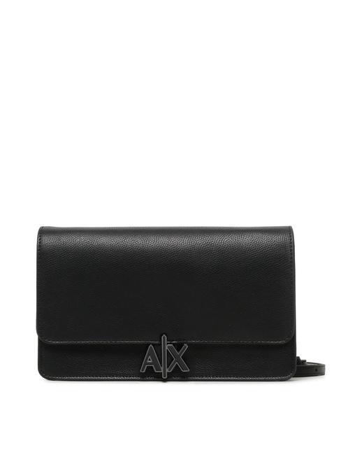ARMANI EXCHANGE A|X METALLIC sac d'épaule Noir - Sacs pour Femme