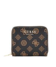 GUESS LAUREL Logo Mini portefeuille zipp&eacute; vikky grand sac fourre-tout roo mochalog - Portefeuilles Femme - 1