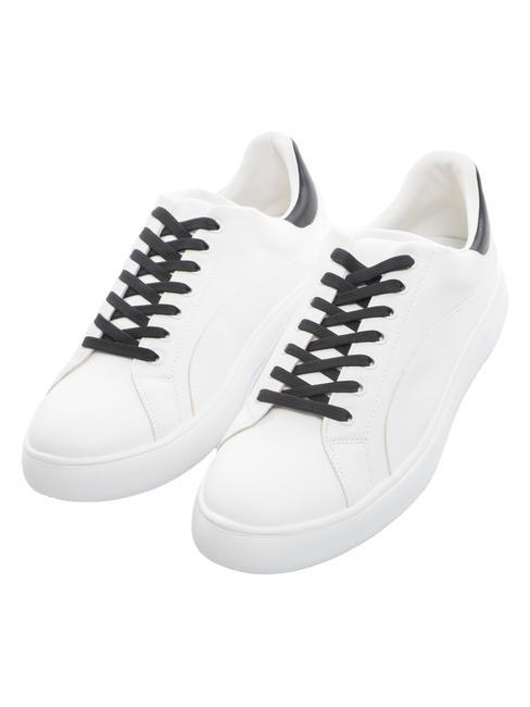 TRUSSARDI yrias sneaker  blanc/noir/blanc - Chaussures Homme