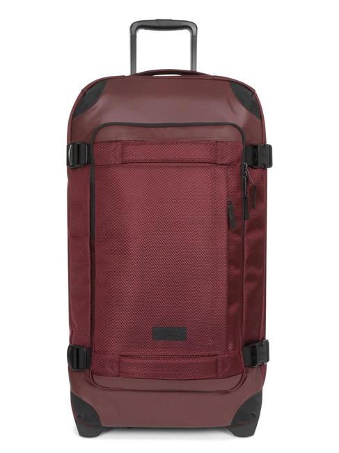 EASTPAK TRANVERZ CNNCT M Chariot moyen Bourgogne - Valises Semi-rigides