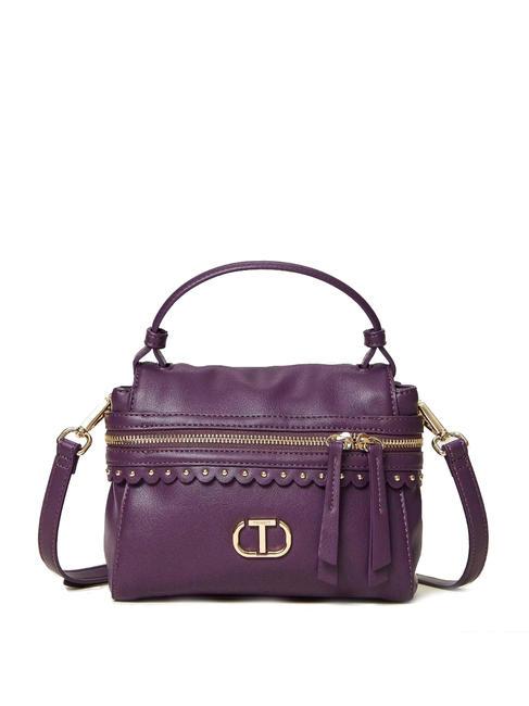 TWINSET CECILE Mini sac à main avec bandoulière violet - Sacs pour Femme