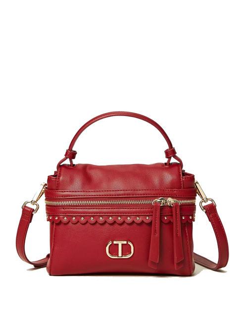 TWINSET CECILE Mini sac à main avec bandoulière rouge vif - Sacs pour Femme