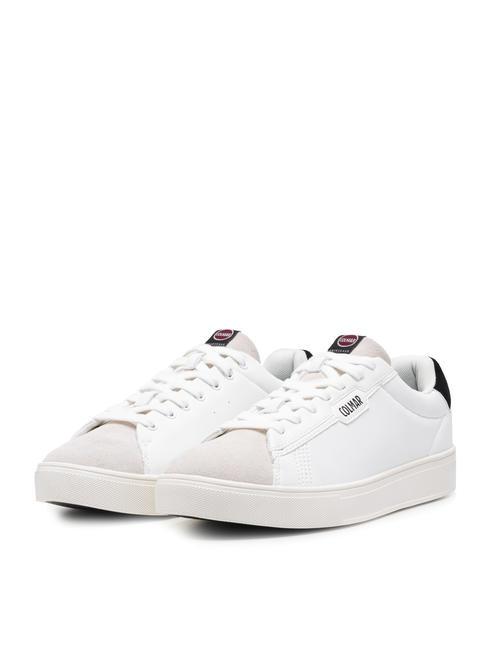 COLMAR BATES PLAIN Baskets blanc/noir13 - Chaussures Homme