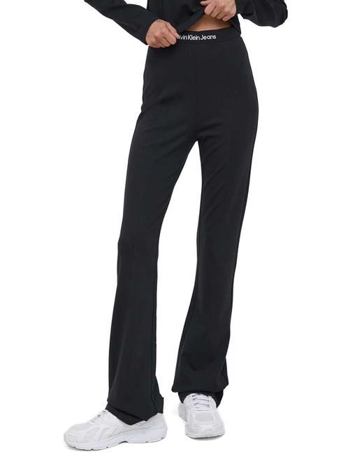 CALVIN KLEIN CK JEANS  MILANO Pantalon legging élastique Ck Noir - Costumes de sport pour femmes