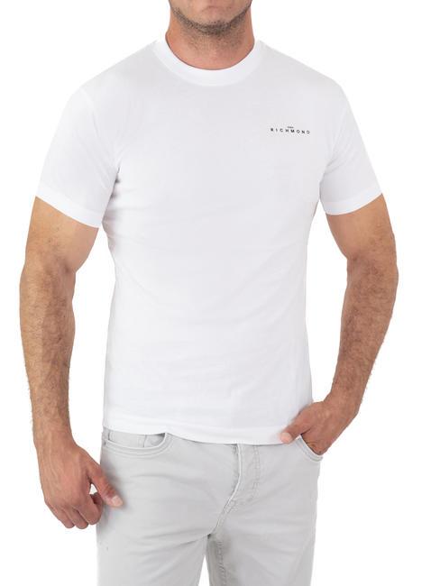JOHN RICHMOND NEMOL T-shirt en cotton optique blanc - T-shirt