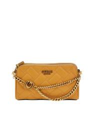 GUESS GRACELYNN Status Mini sac &agrave; bandouli&egrave;re moutarde - Sacs pour Femme - 1