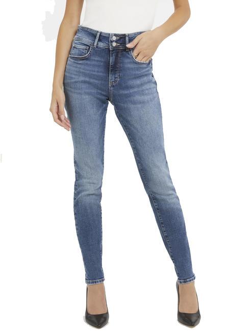 GUESS SHAPE UP Jean skinny taille mi-haute biosphère - Jeans
