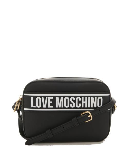 LOVE MOSCHINO PRINT BAG Sac bandoulière pour appareil photo Noir - Sacs pour Femme