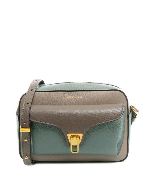 COCCINELLE BEAT SOFT Tricolor Mini sac &agrave; bandouli&egrave;re, en cuir savon multicolore - Sacs pour Femme