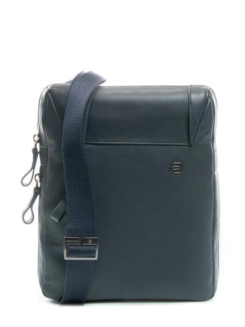 PIQUADRO MACBETH Sac en cuir extensible bleu - Sacs en Bandoulières pour Homme