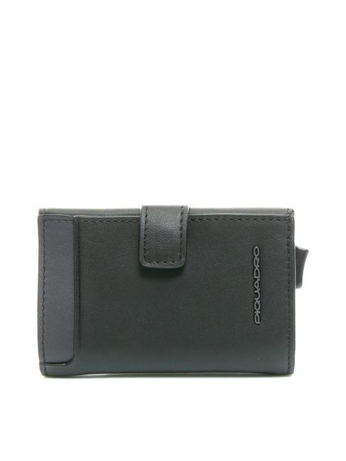 PIQUADRO TIGER Porte-carte anti RFID Noir - Portefeuilles Homme