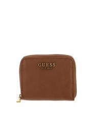 GUESS LAUREL S Portefeuille zipp&eacute; COGNAC - Portefeuilles Femme - 1
