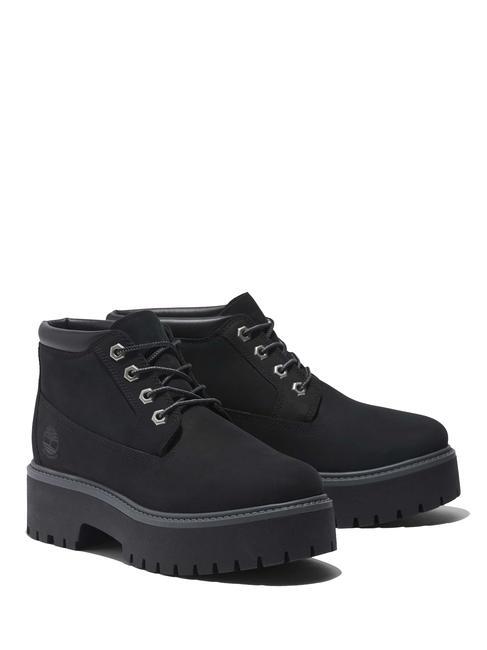 TIMBERLAND HERITAGE PLATFORM Bottine en nubuck Jetblack - Chaussures Femme