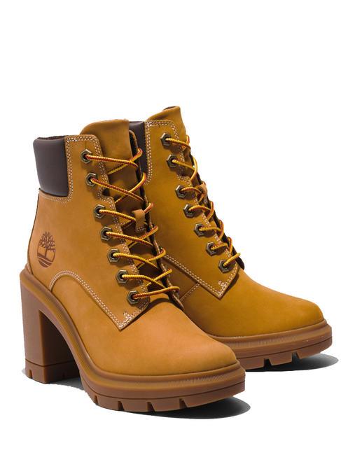 TIMBERLAND ALLINGTON Bottine à lacets avec talon en nubuck blé - Chaussures Femme