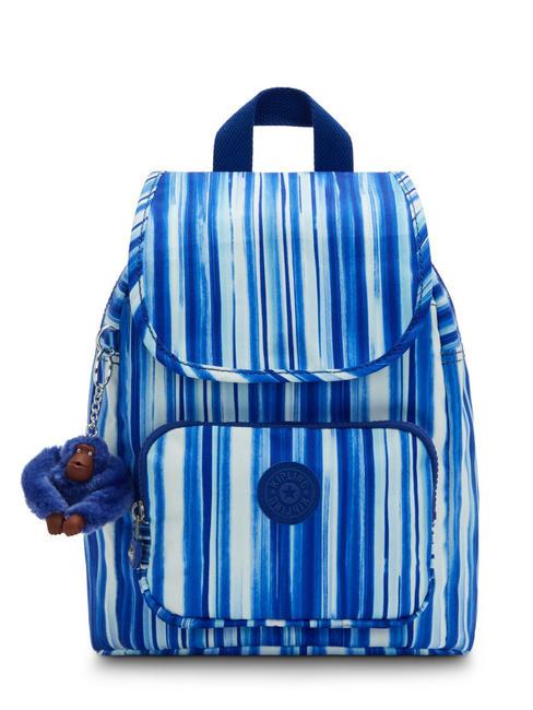 KIPLING MARIGOLD Sac à dos rayures royales - Sacs pour Femme