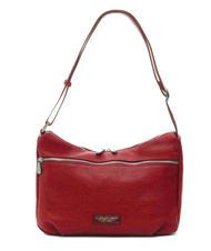 SPALDING TOURIST Sac bandouli&egrave;re en cuir rouge - Sacs pour Femme - 1
