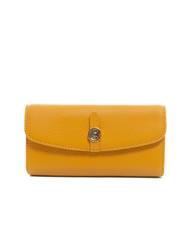 COCCINELLE DORA Portefeuille en cuir grain&eacute; moyen r&eacute;sine - Portefeuilles Femme - 1