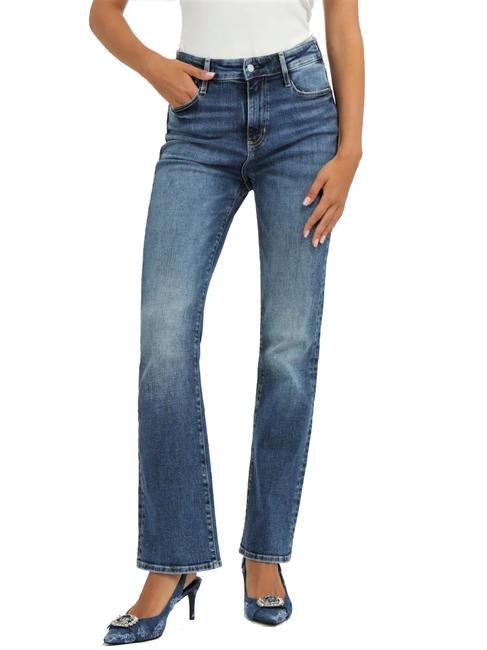 GUESS SEXY KICK FLARE Jean taille haute biosphère - Jeans