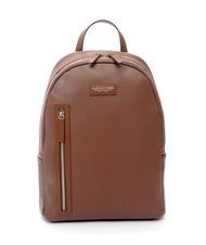 SPALDING TOURIST Sac &agrave; dos PC 15", en cuir marron - Sacs &agrave; dos pour ordinateur portable - 1