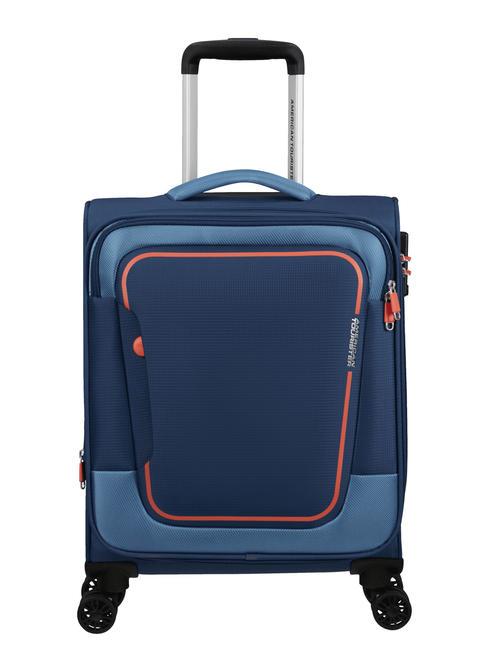 AMERICAN TOURISTER PULSONIC Bagage à main extensible intelligent COMBAT NAVY - Valises cabine