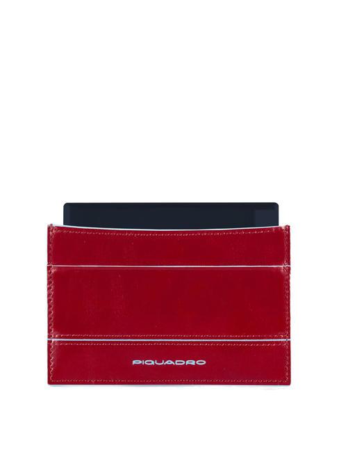 PIQUADRO BLUE SQUARE Power Bank 1500 mah avec étui en cuir ROUGE - Accessoires Voyage