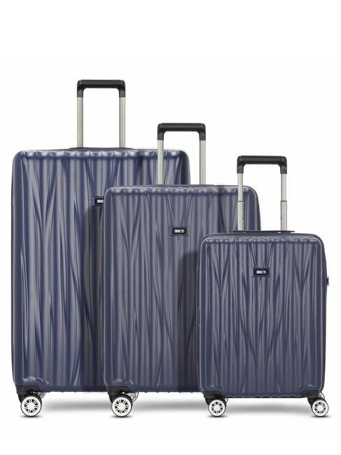 BRIC’S CERVIA Ensemble chariot 3 cabines + moyen + grand marine - Ensemble Valises