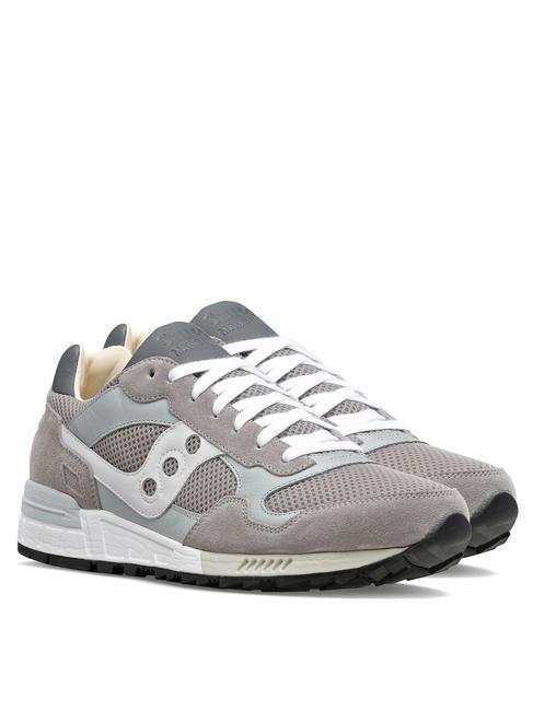 SAUCONY SHADOW 5000 Baskets gris blanc - Chaussures unisexe